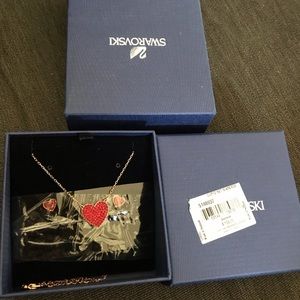 Swarovski Cupid Set Red Hearts